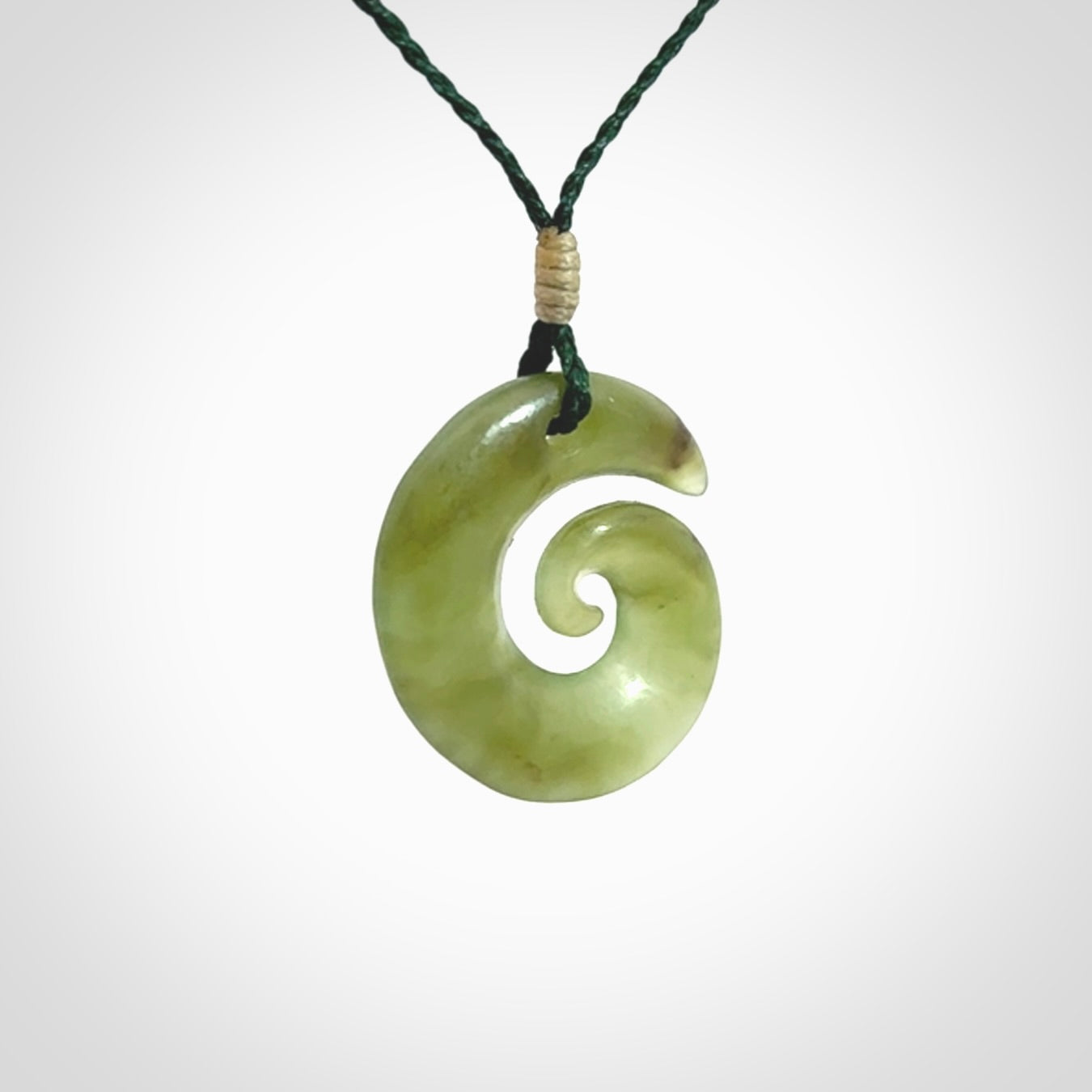 Beautiful New Zealand Jade Koru