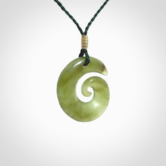 Beautiful New Zealand Jade Koru