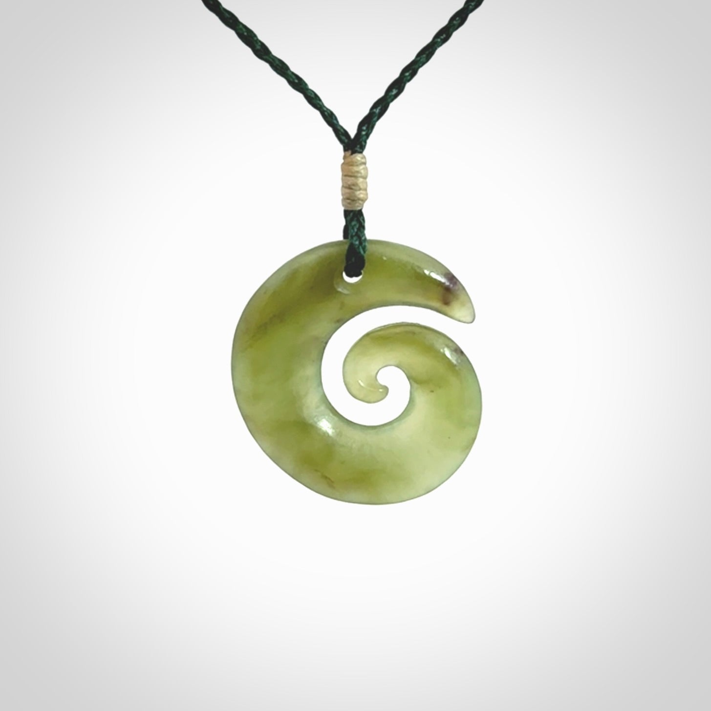 Beautiful New Zealand Jade Koru