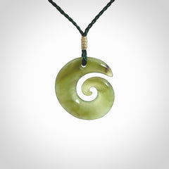 Beautiful New Zealand Jade Koru