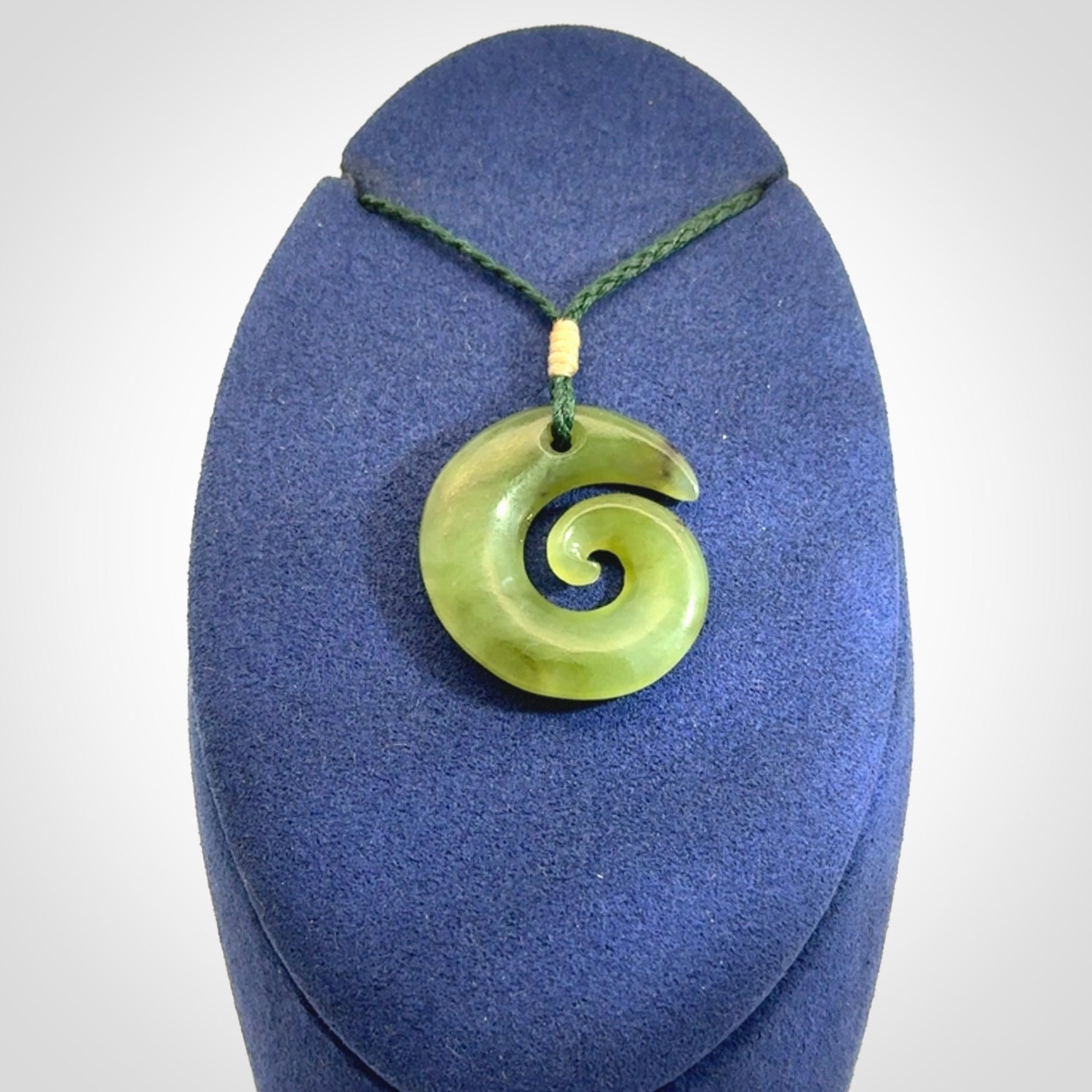 Beautiful New Zealand Jade Koru