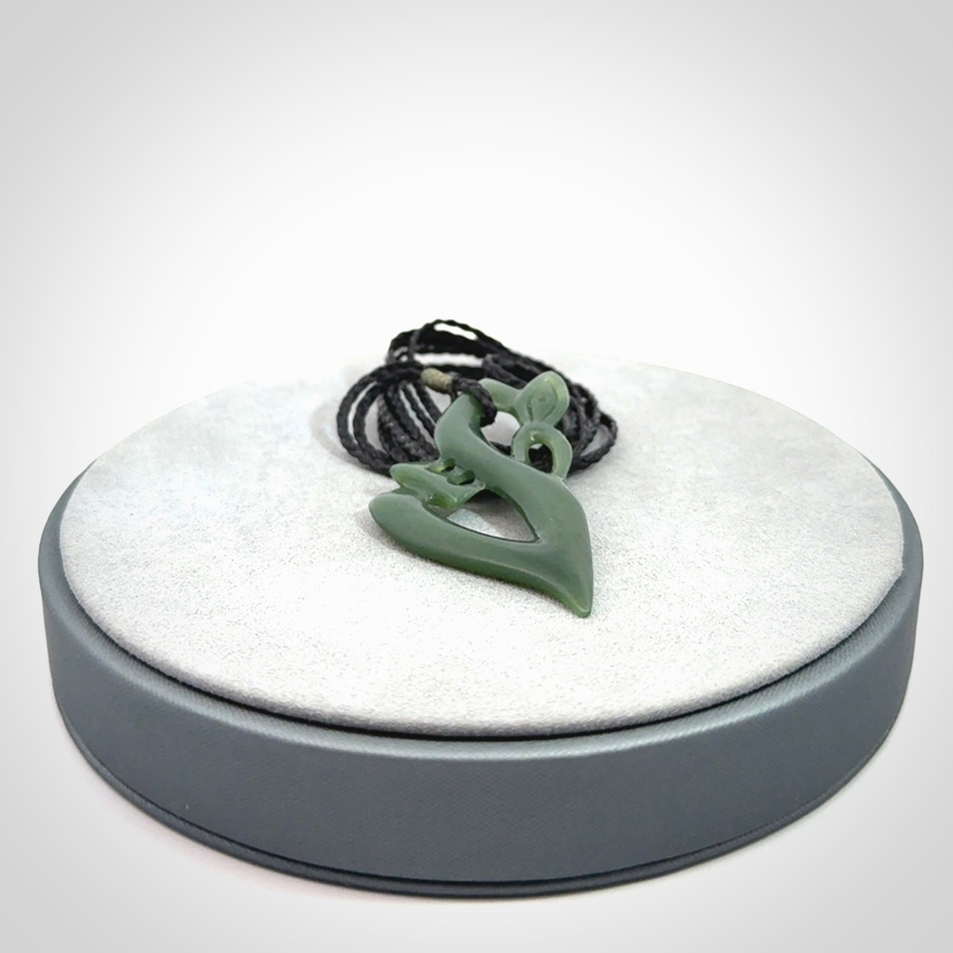 A Very Cool Manaia, Hand Carved in Inanga Jade