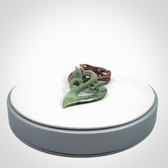 A Mighty Manaia Pendant, Hand Carved in New Zealand Jade