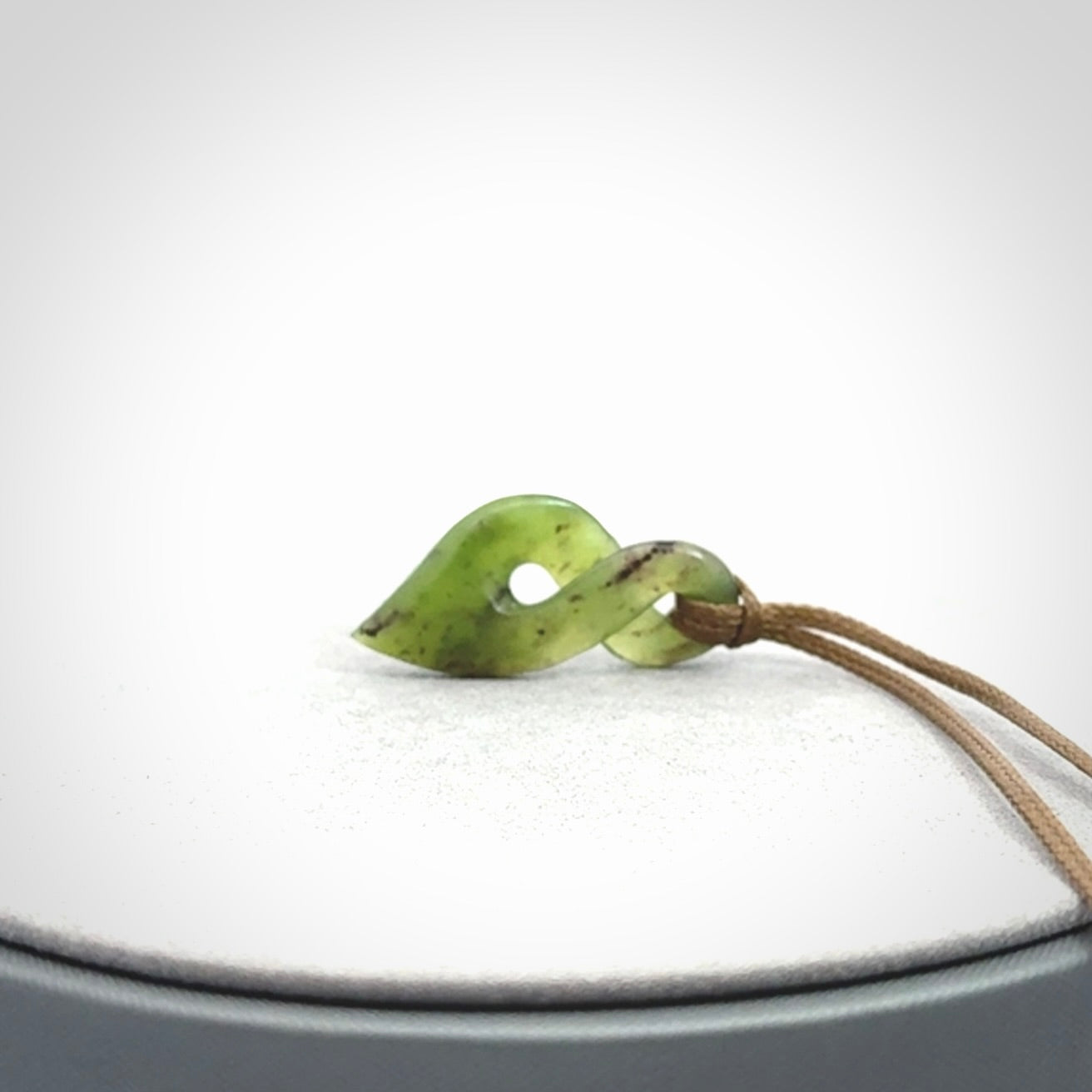 New Zealand Jade twist pendant
