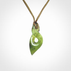 New Zealand Jade twist pendant