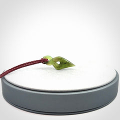 New Zealand Jade twist pendant
