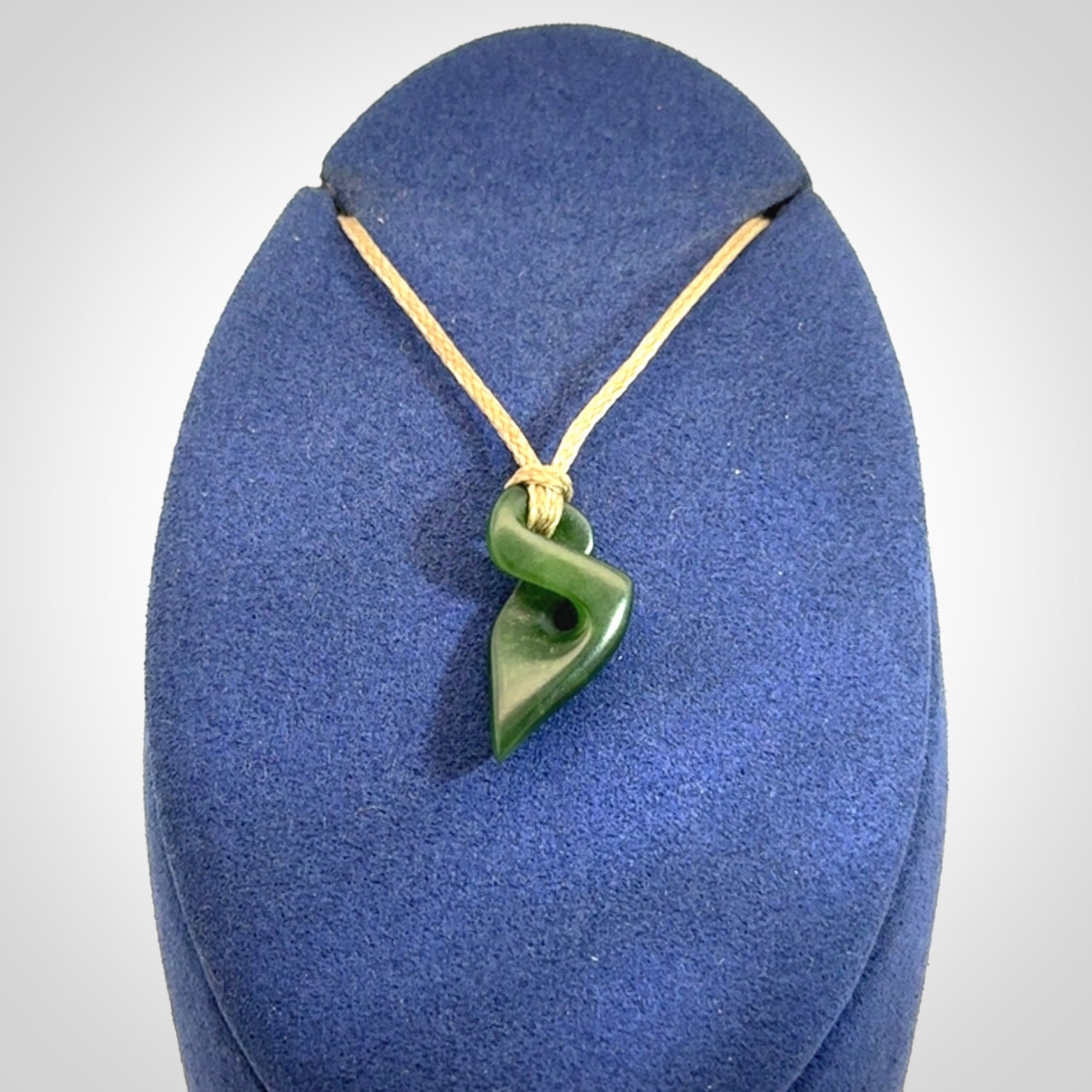 New Zealand Jade twist pendant