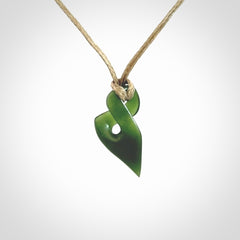 New Zealand Jade twist pendant