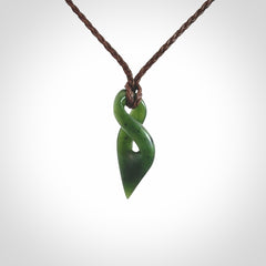 New Zealand Jade twist pendant