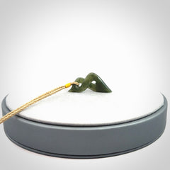 New Zealand Jade twist pendant