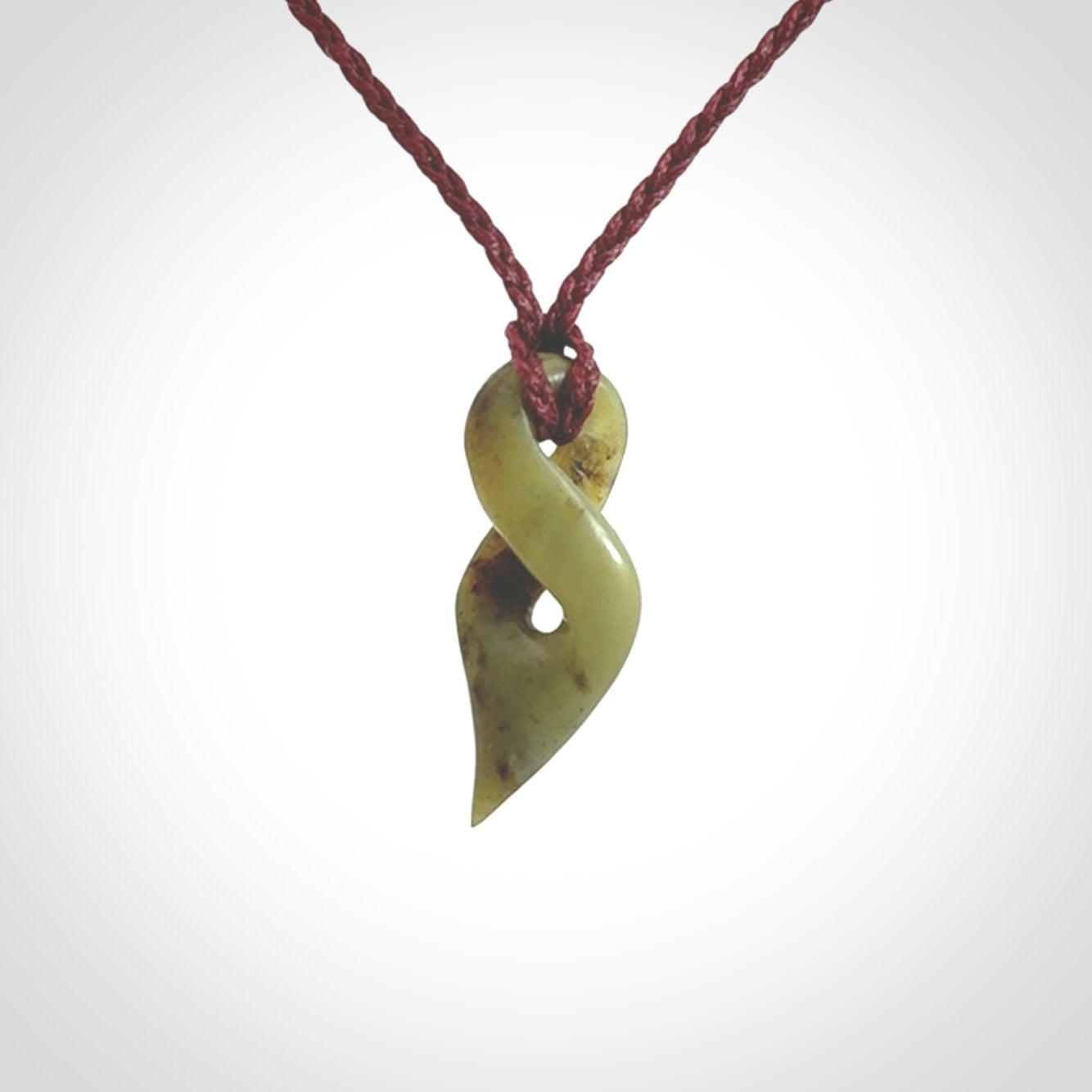 New Zealand Jade twist pendant