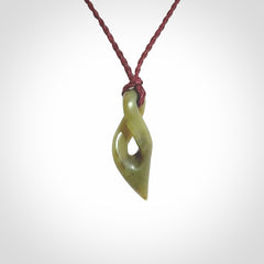 New Zealand Jade twist pendant