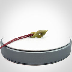 New Zealand Jade twist pendant