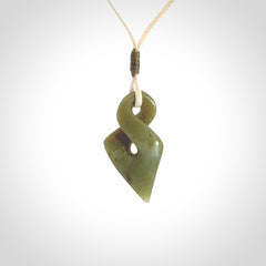 New Zealand Jade twist pendant