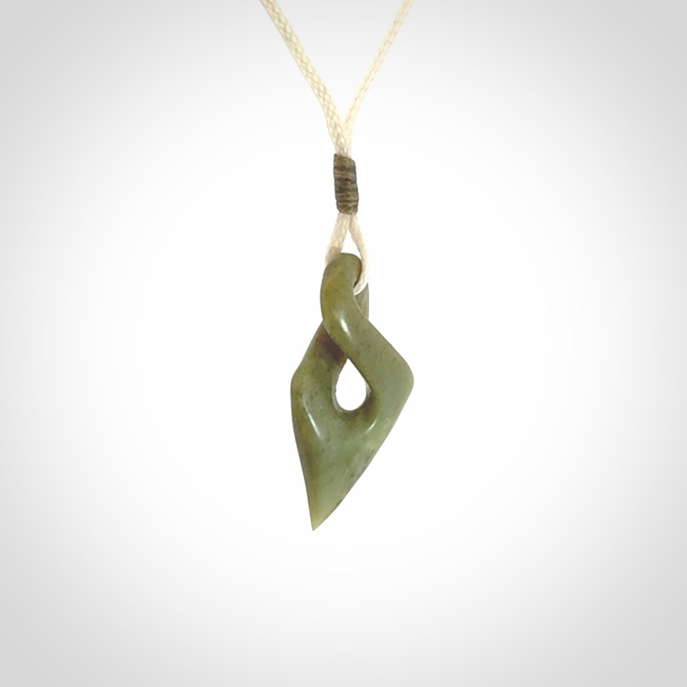 New Zealand Jade twist pendant