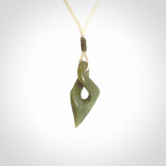 New Zealand Jade twist pendant
