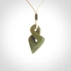 New Zealand Jade twist pendant