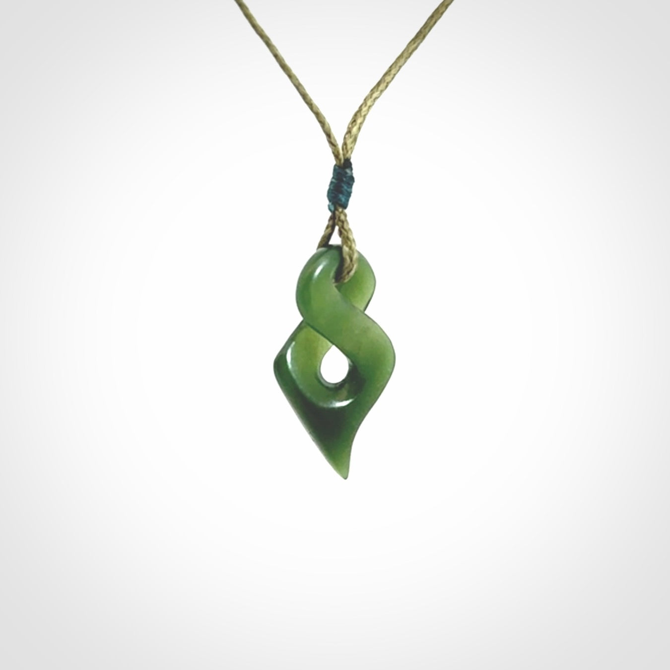 A Beautiful, Small, Jade Twist Pendant