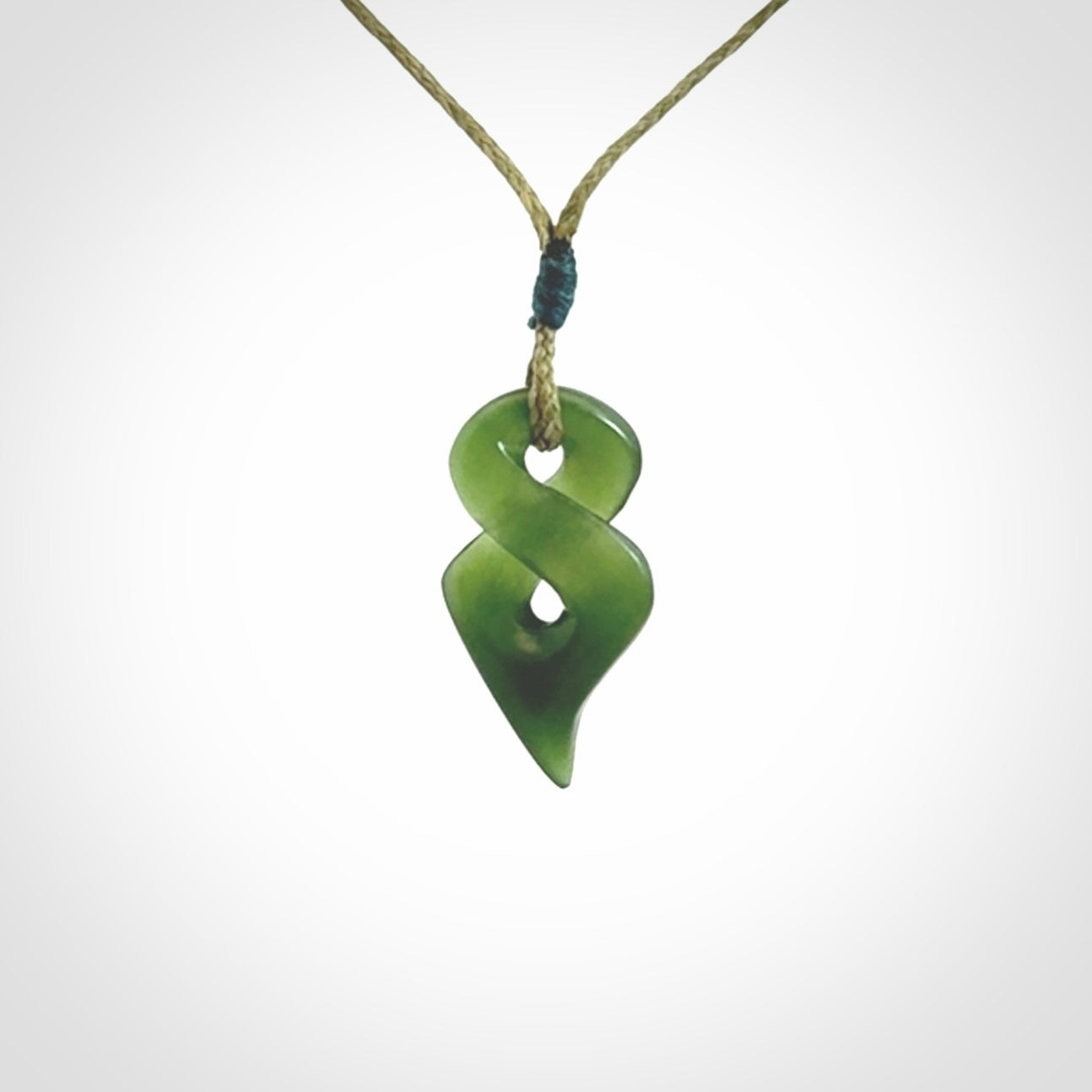 A Beautiful, Small, Jade Twist Pendant