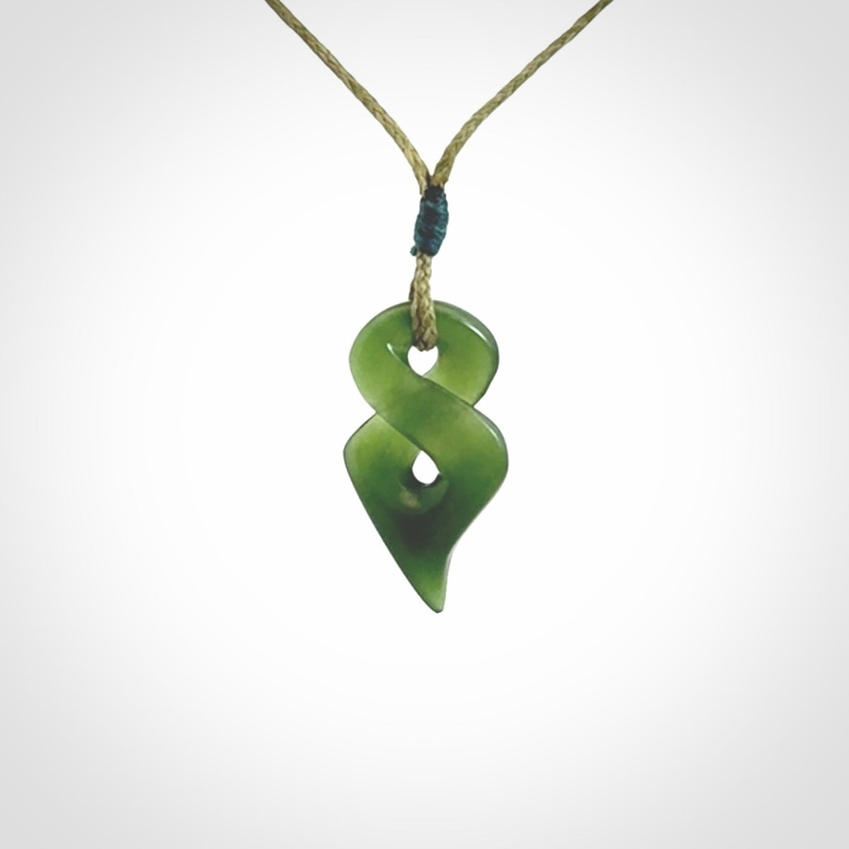A Beautiful, Small, Jade Twist Pendant