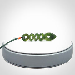 Magnificent Jade Twist Pendant