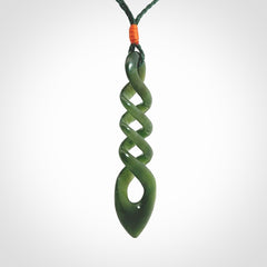 Magnificent Jade Twist Pendant