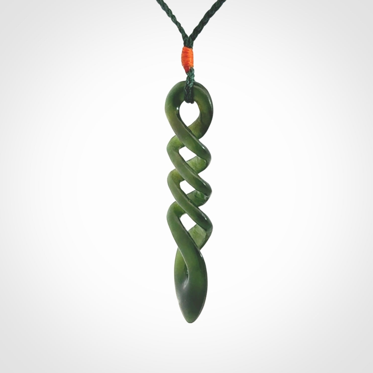 Magnificent Jade Twist Pendant