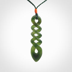 Magnificent Jade Twist Pendant