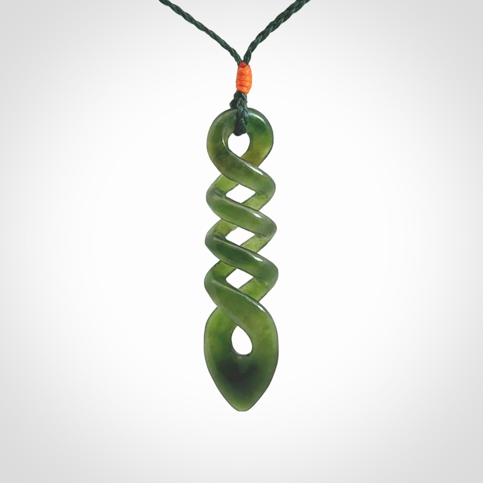 Magnificent Jade Twist Pendant