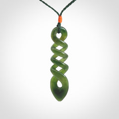 Magnificent Jade Twist Pendant