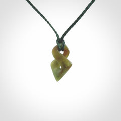 New Zealand Jade twist pendant