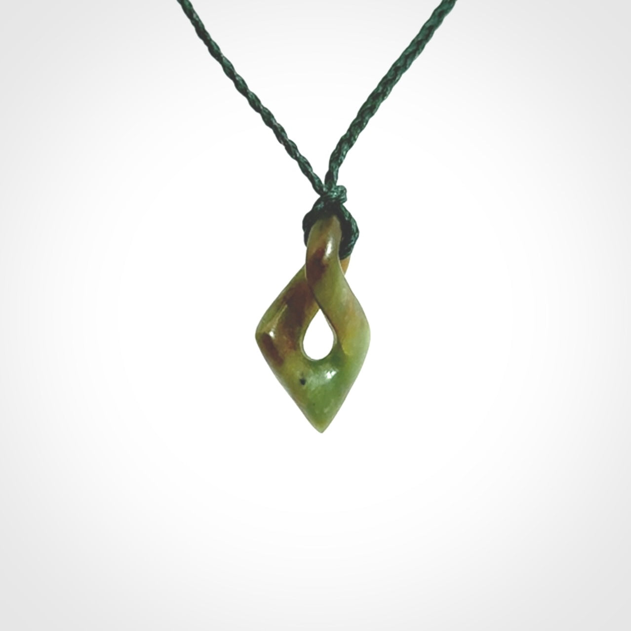 New Zealand Jade twist pendant