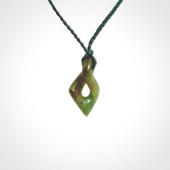 New Zealand Jade twist pendant