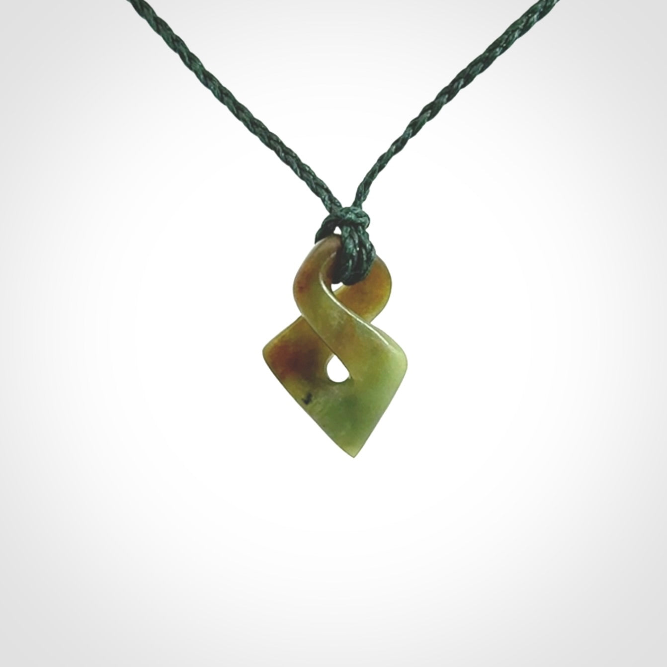 New Zealand Jade twist pendant