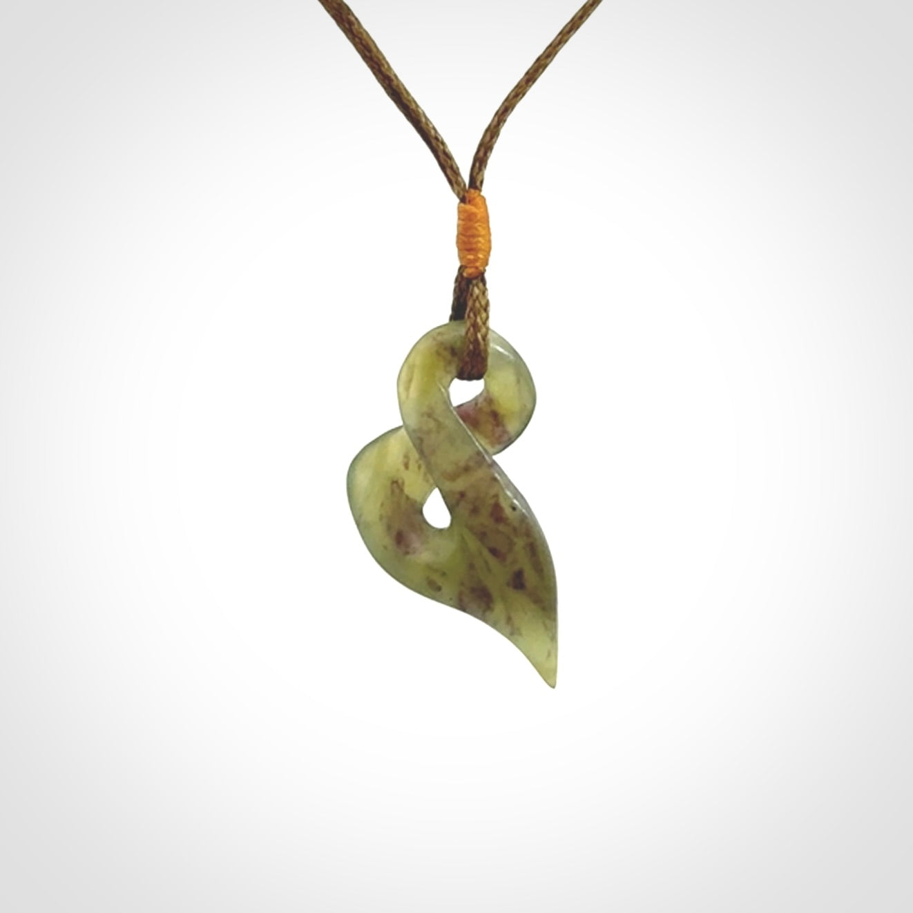New Zealand Jade twist pendant