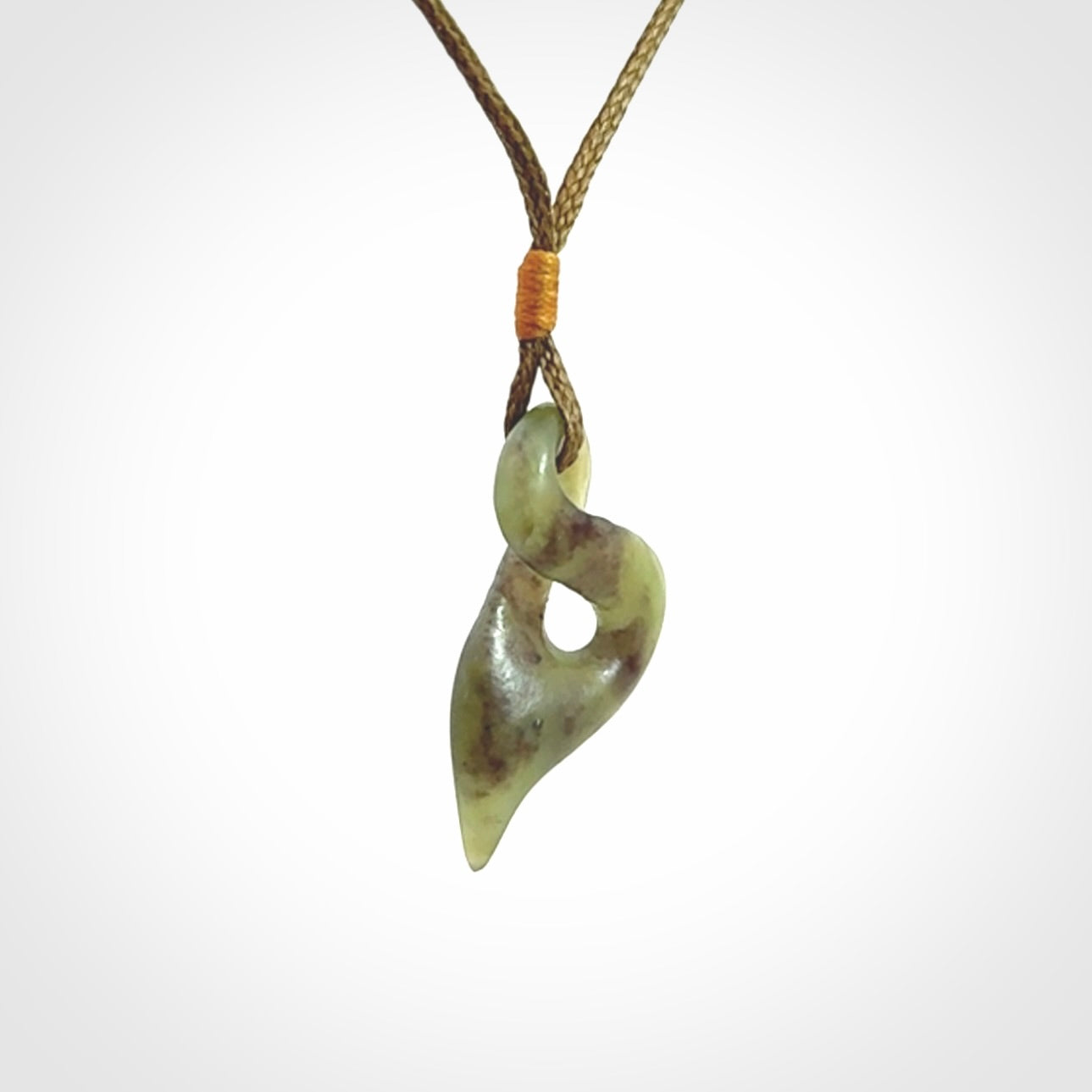 New Zealand Jade twist pendant
