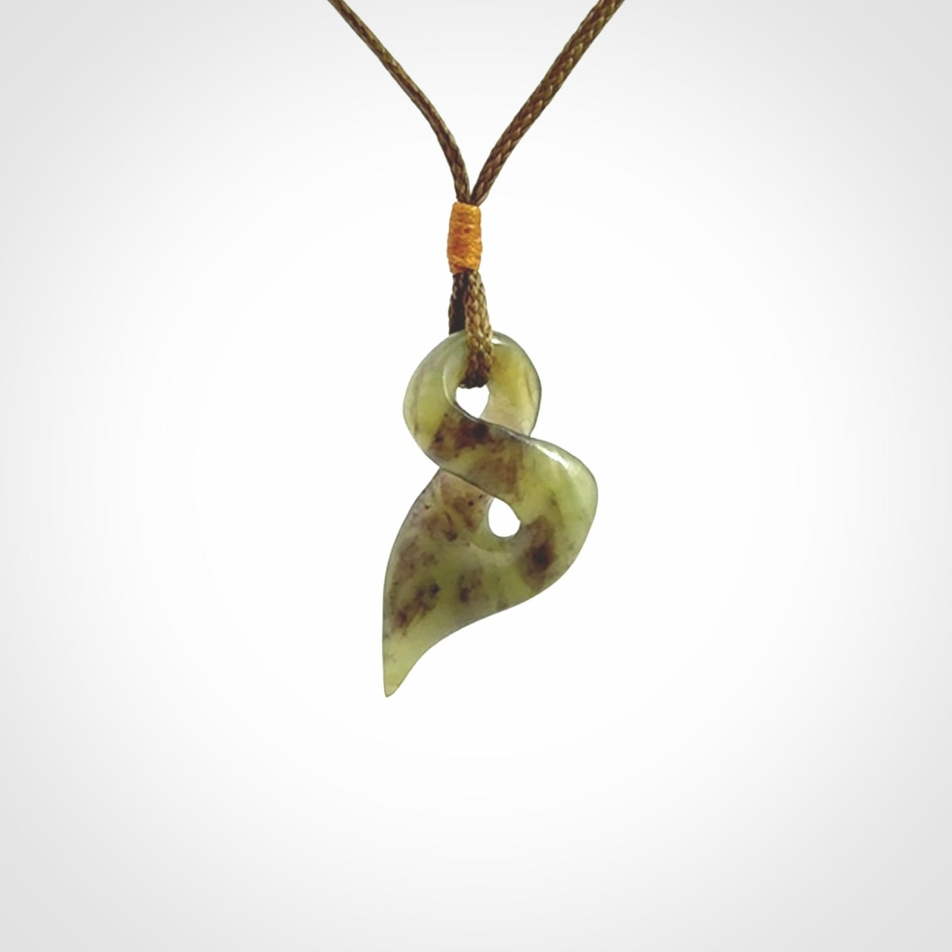 New Zealand Jade twist pendant