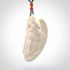 A Magnificent Dragon Woman Pendant