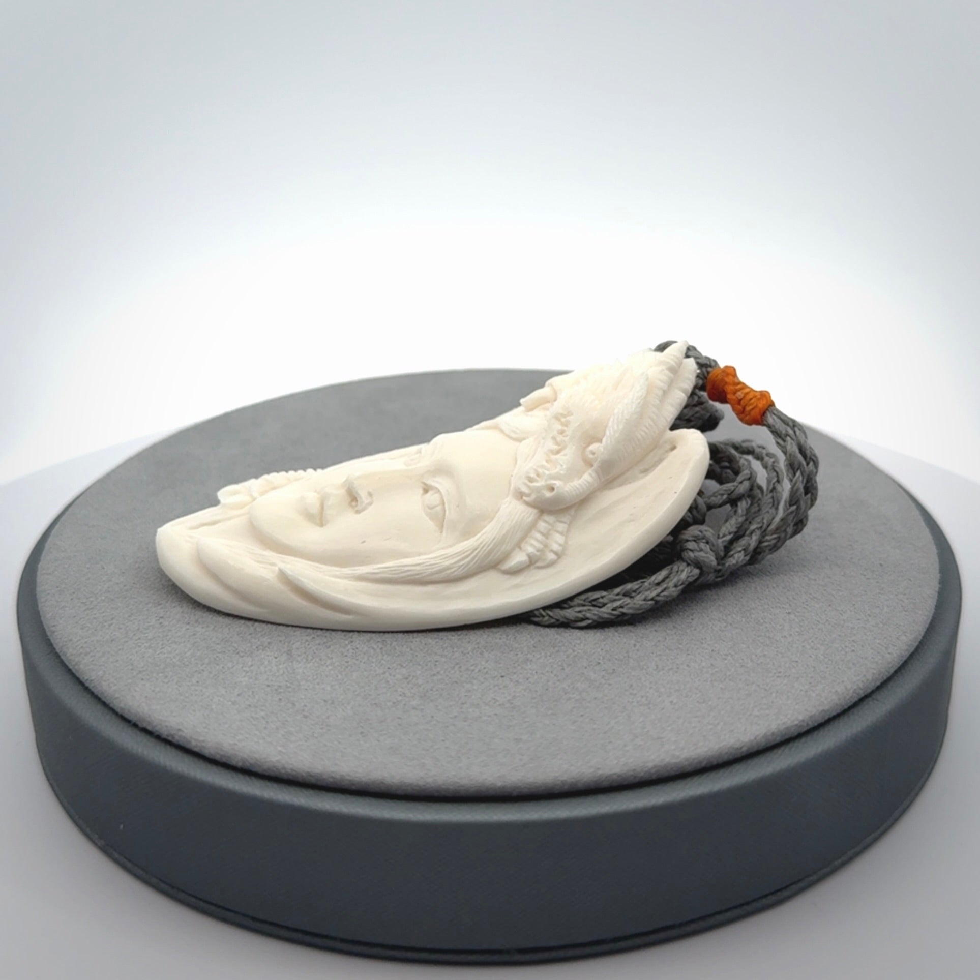 A Magnificent Dragon Woman Pendant