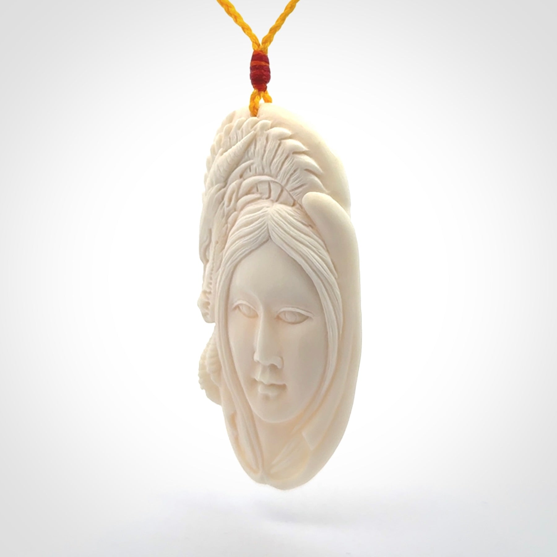 An Epic Dragon Woman Pendant to Wear Daily