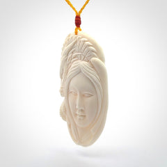 An Epic Dragon Woman Pendant to Wear Daily