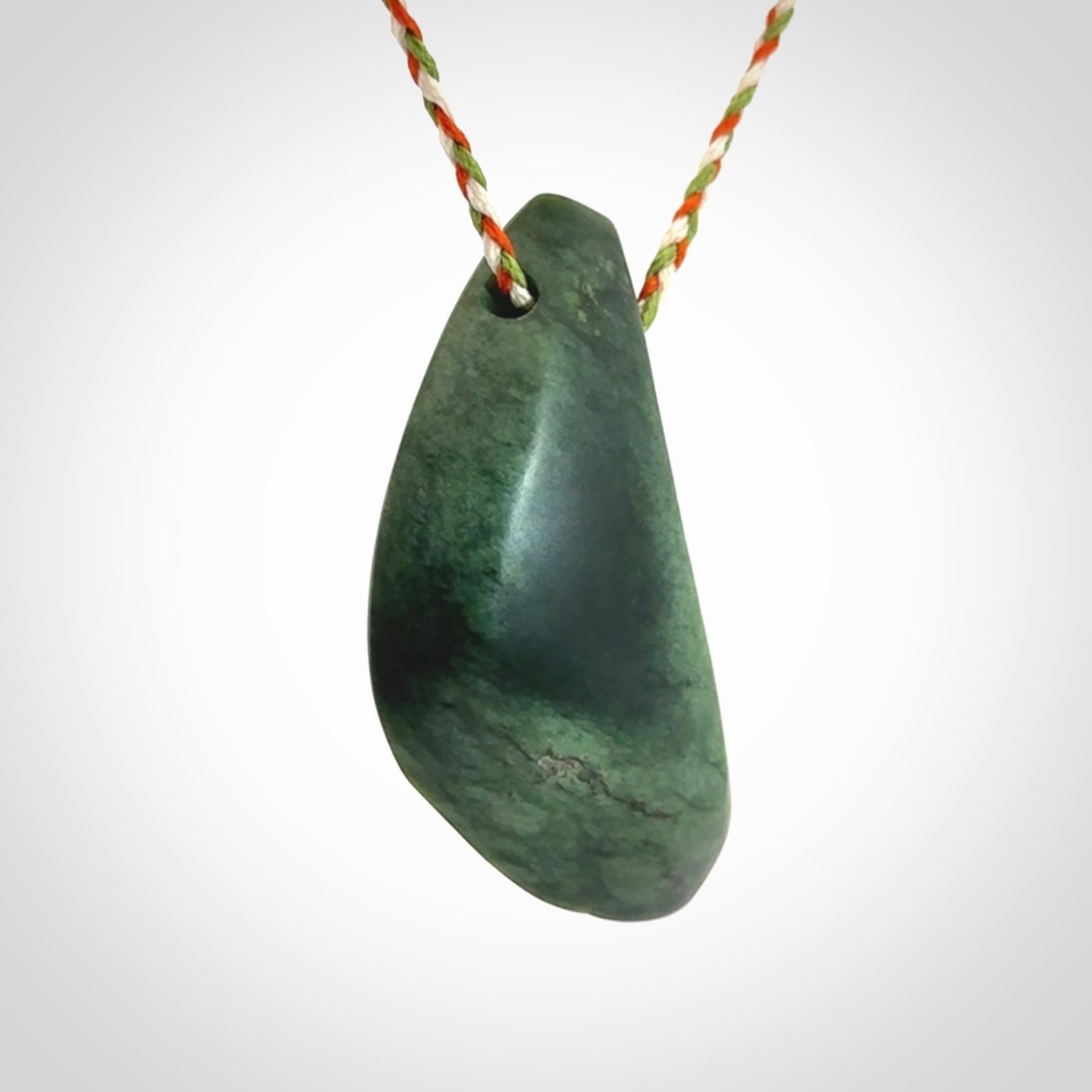 A Wonderful Drop Pendant, Hand Carved in Pounamu