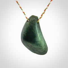 A Wonderful Drop Pendant, Hand Carved in Pounamu