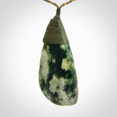 A Beautiful Large Jade Drop Pendant