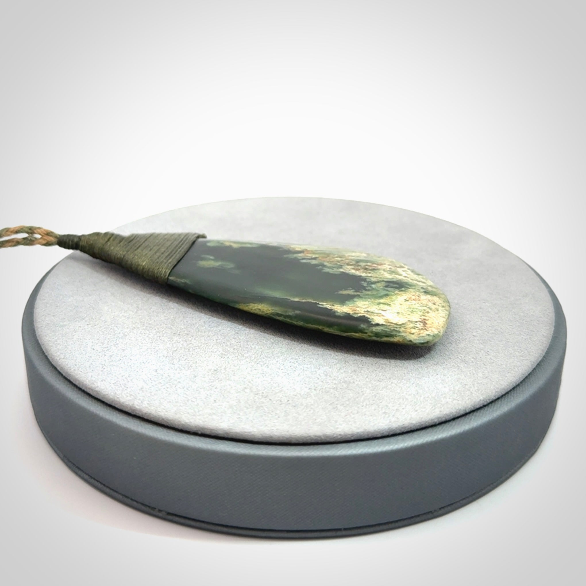A Beautiful Large Jade Drop Pendant