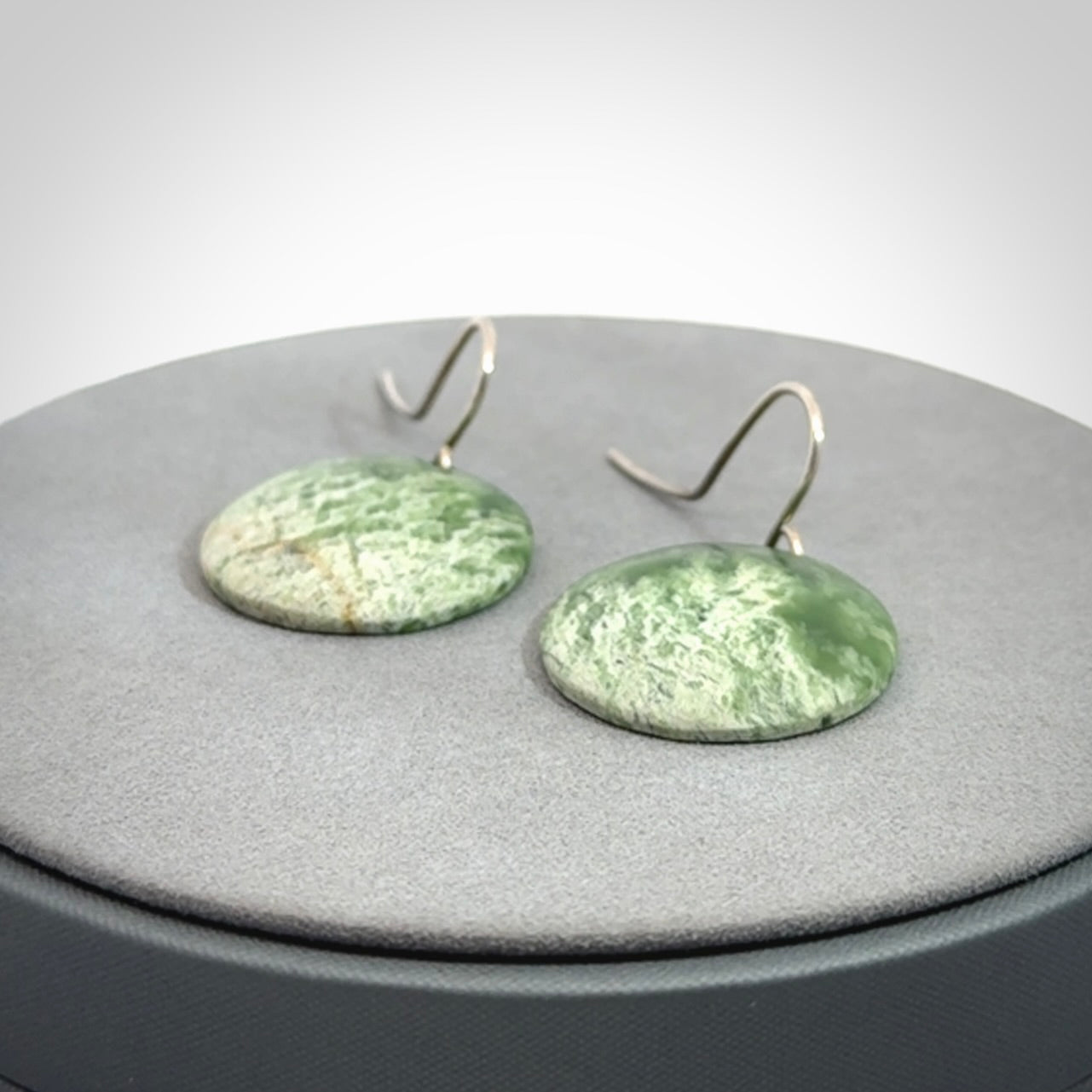 Jade earrings