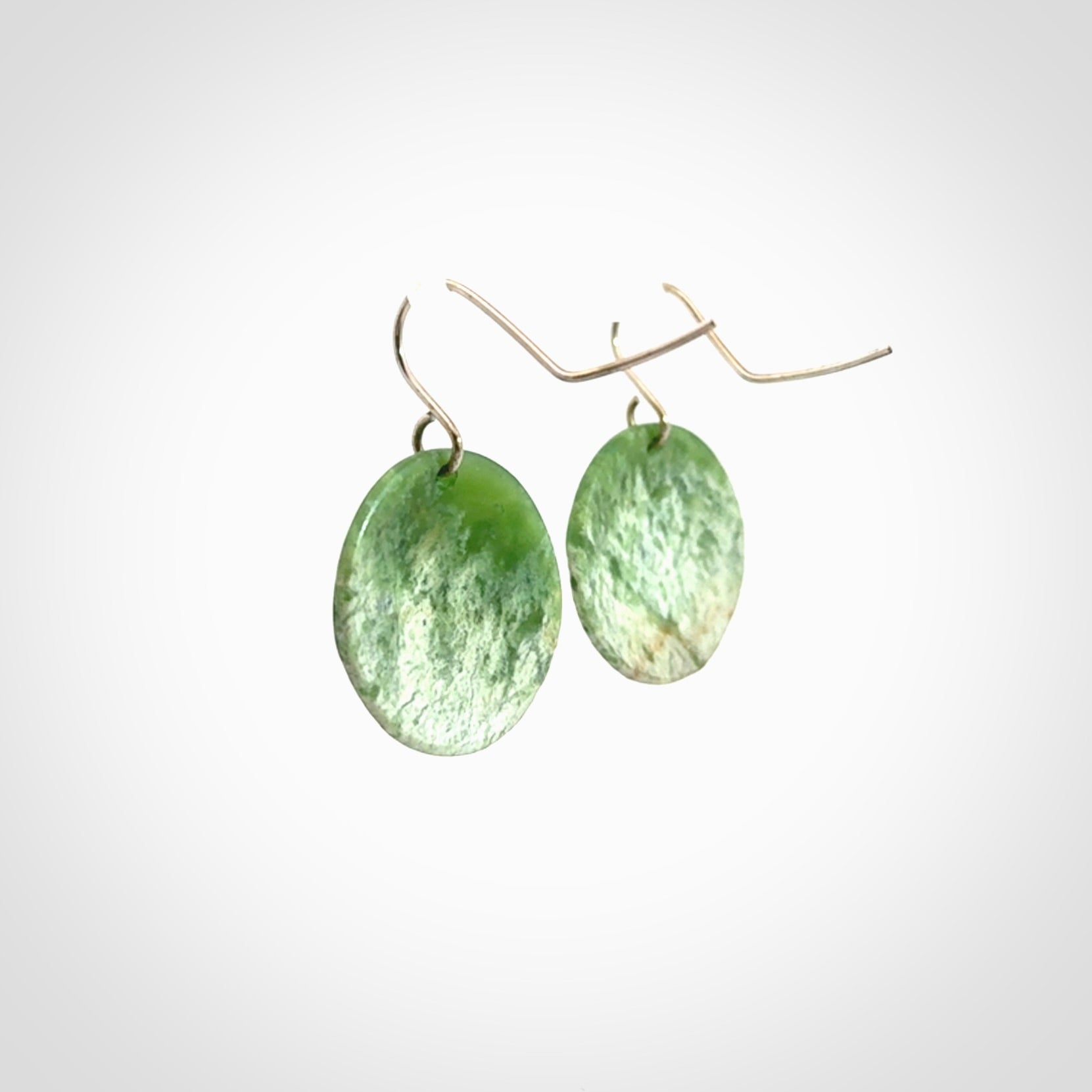 Jade earrings