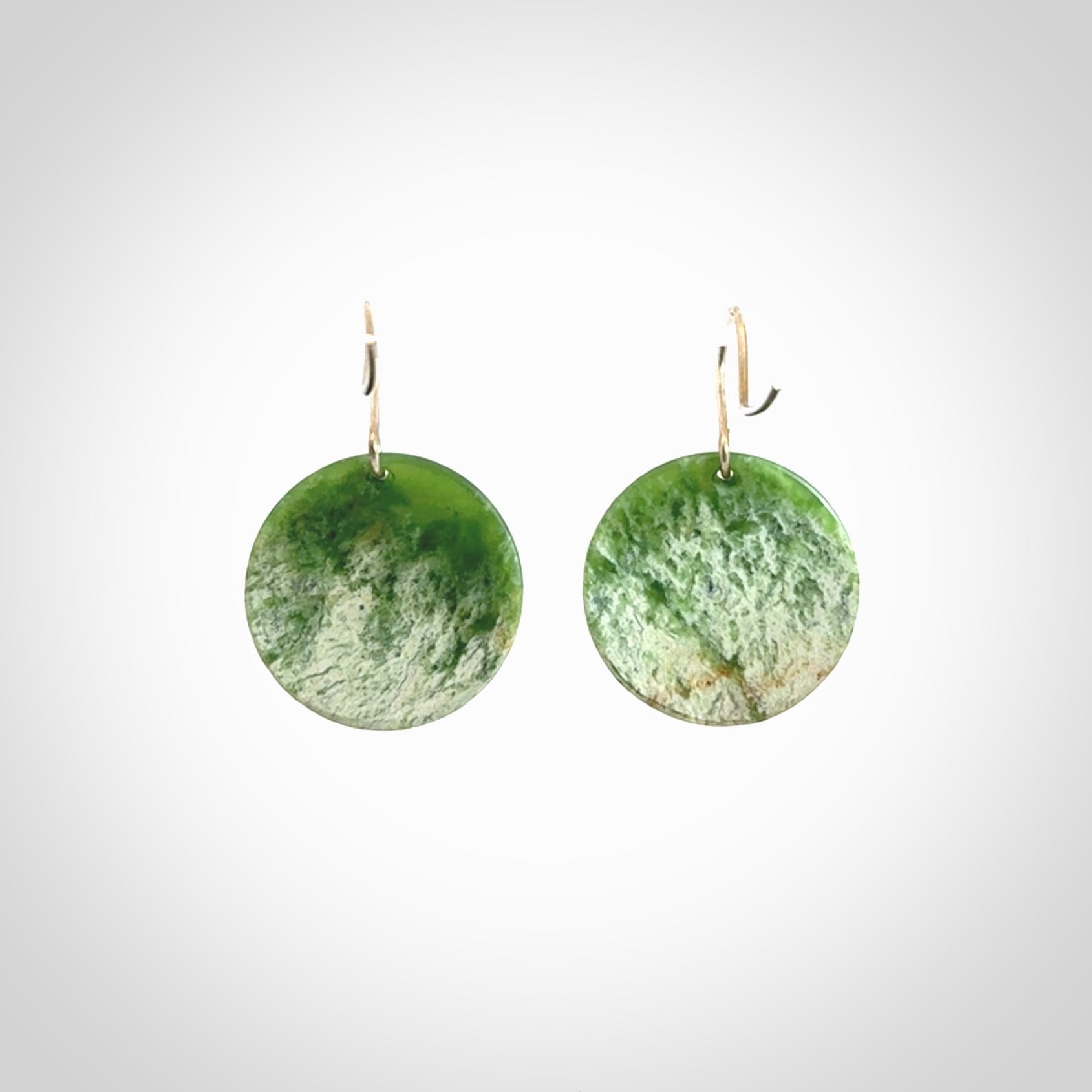 Jade earrings