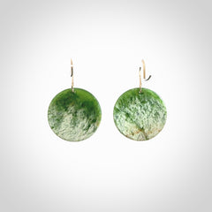 Jade earrings