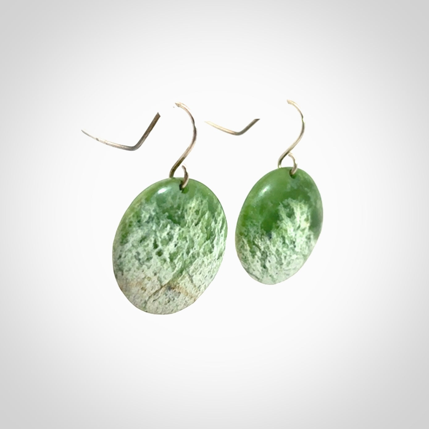 Jade earrings